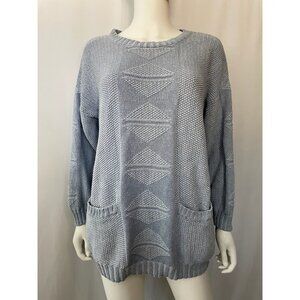 FORENZA Sportwear Unisex Vintage Sweater Pullover Gray Size L